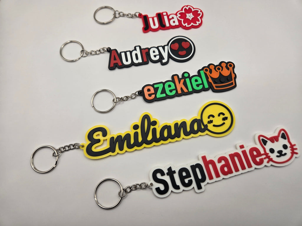 Personalized 3D-Printed Keychain