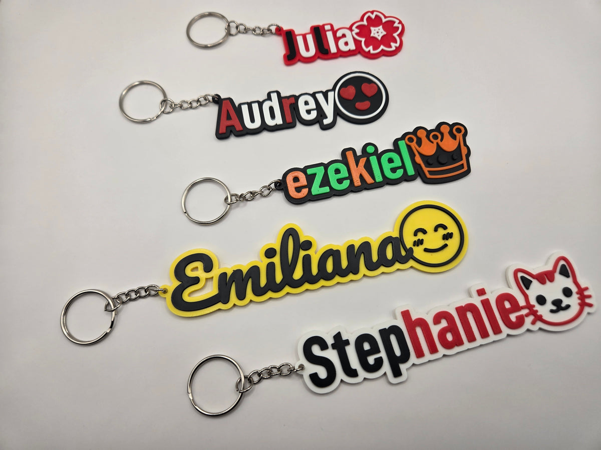 Personalized 3D-Printed Keychain
