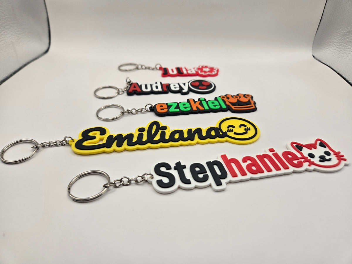 Personalized 3D-Printed Keychain