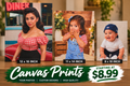 Custom UV-Printed Canvas Prints Starting at